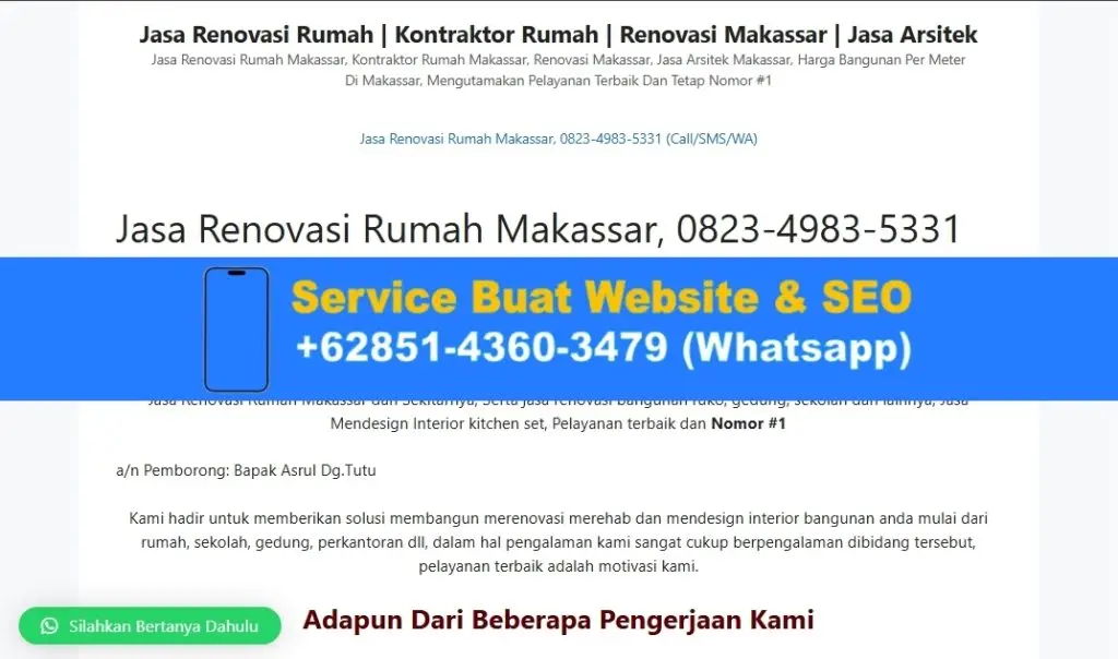 Servis Bikin Website Murah